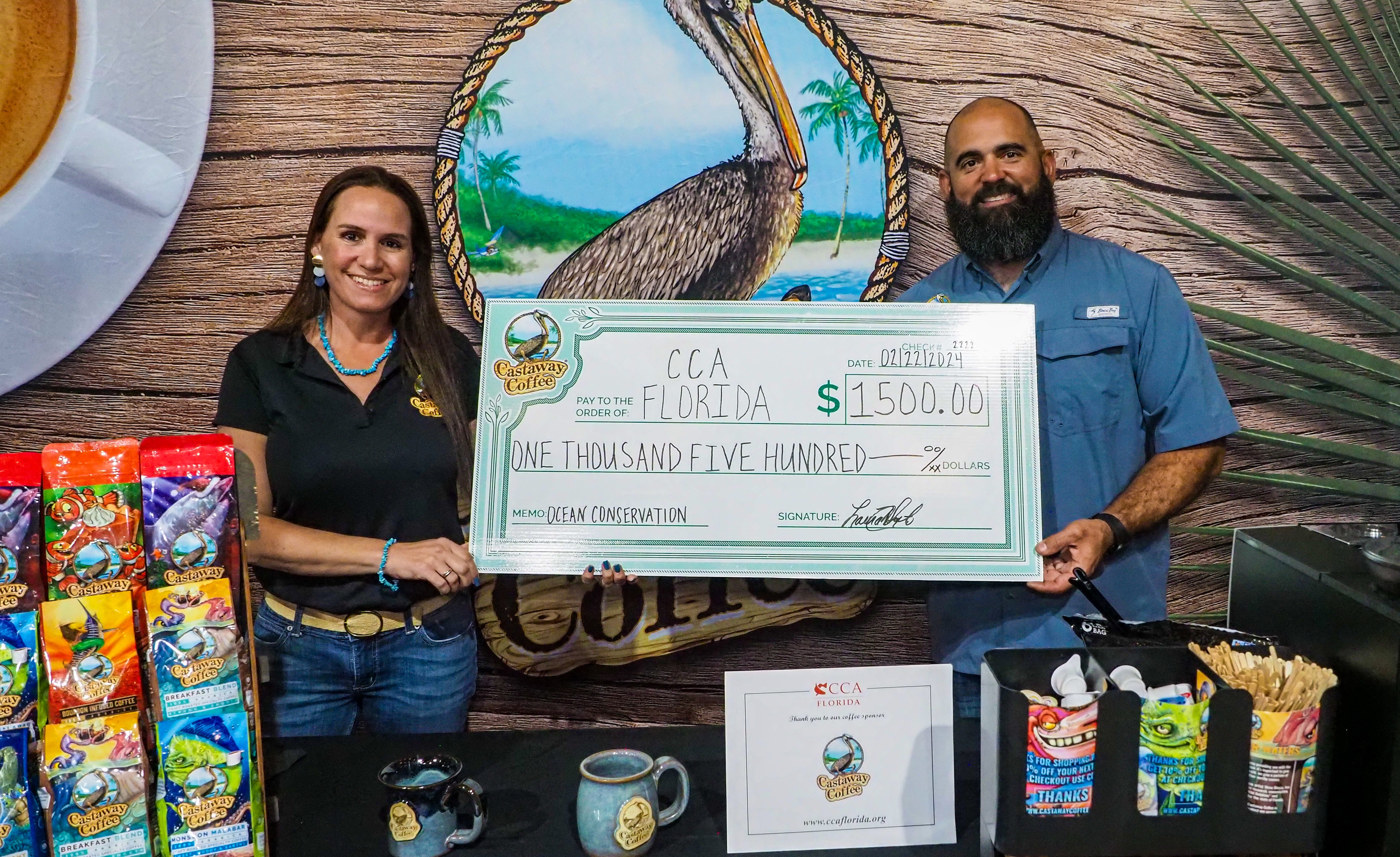 Castaway Coffee Donates to CCA Florida during Florida Keys Banquet