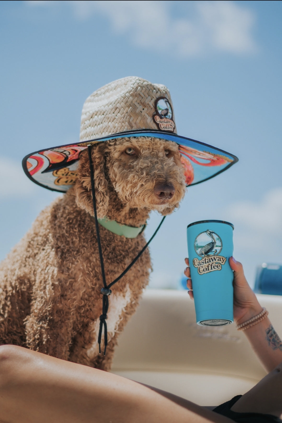 Lifeguard Custom Printed Straw Hat