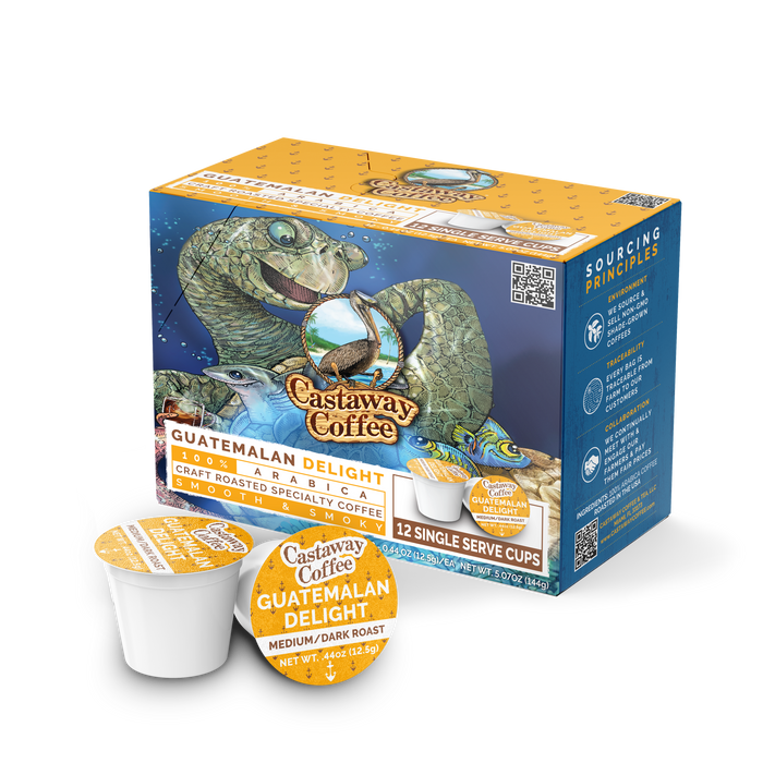 Castaway Coffee Guatemalan Delight K-Cup Pod 12 Count