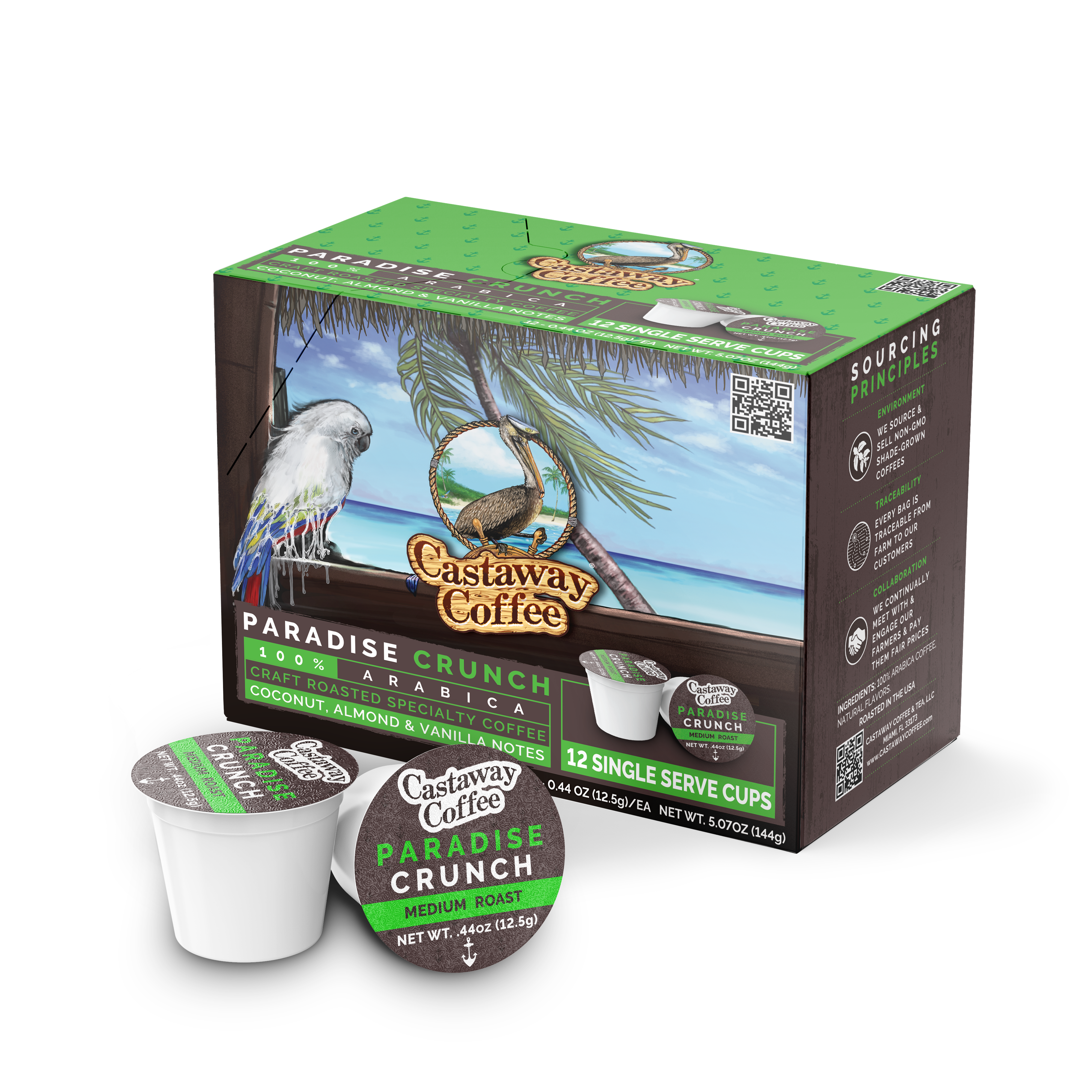 Paradise Crunch K-Cup Pod 12 Count