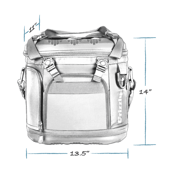 Castaway Grizzly Drifter 20 Quart Soft Sided Cooler
