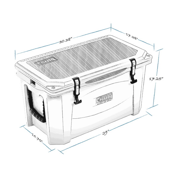 CASTAWAY GRIZZLY 60 QUART COOLER