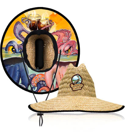 Lifeguard Custom Printed Straw Hat