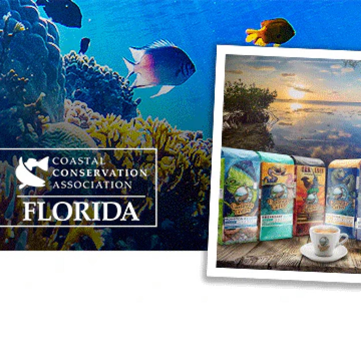 Castaway Coffee Partners with Coastal Conservation Association Florida, image size:1200x1200