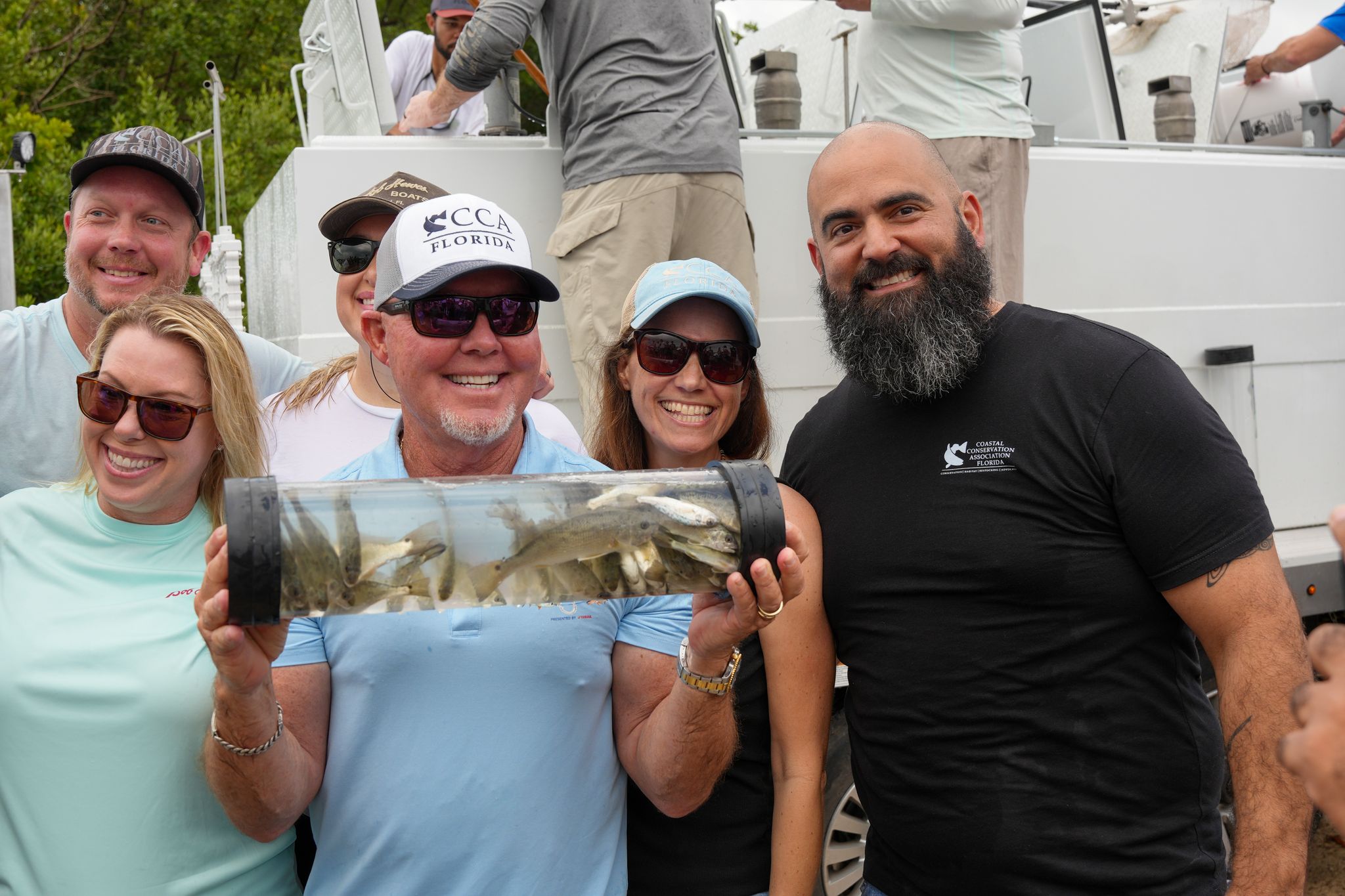 50,000 Redfish Released  Into Biscayne Bay