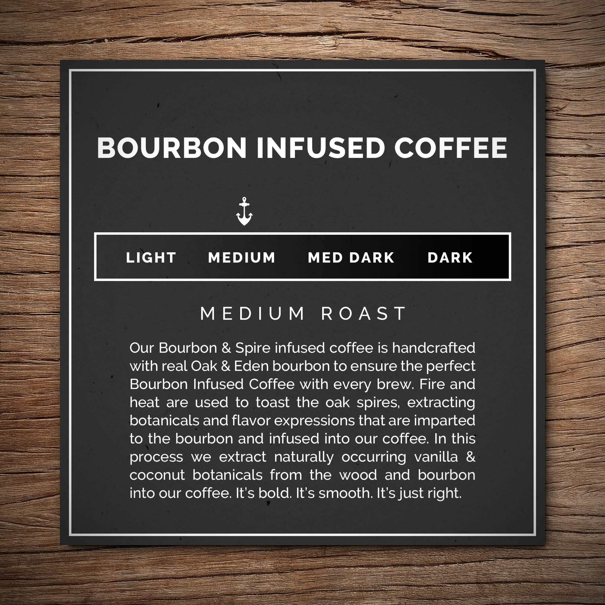 Bourbon Coffee Starter Pack ( 3 x 12oz Oak & Eden Bourbon Infused Coffee)