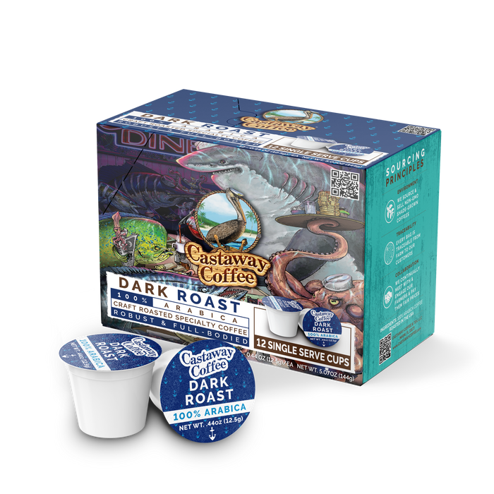 Castaway Coffee Sample K-Cup Pod assorted 20 Count