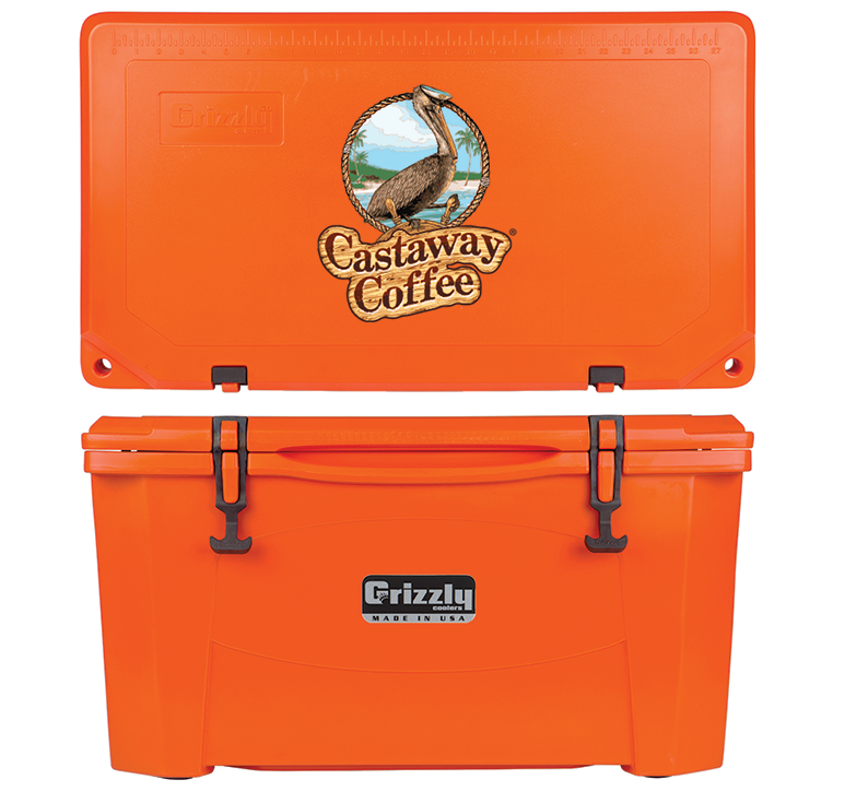 CASTAWAY GRIZZLY 60 QUART COOLER