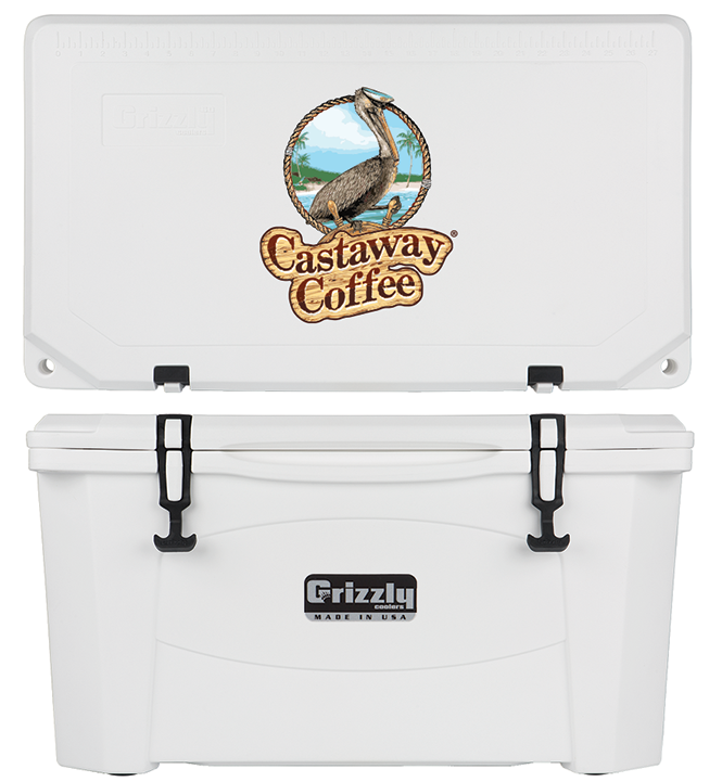 CASTAWAY GRIZZLY 60 QUART COOLER