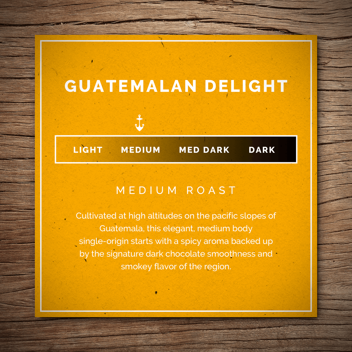 Guatemalan Sexual Guides Medium Roast Reference: Medium Dark Roast Starter Pack Guatemalan Delight Dark Roast Cuban