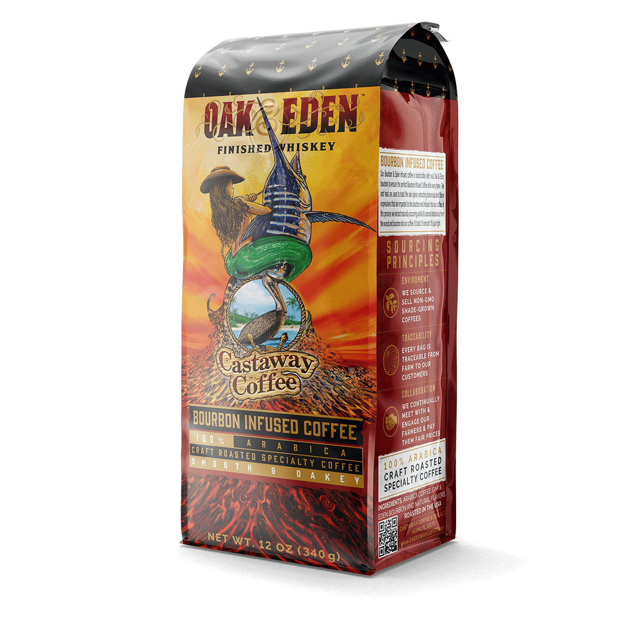 Oak & Eden Bourbon Infused Coffee