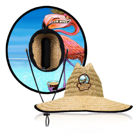 Lifeguard Custom Printed Straw Hat