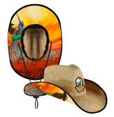 Castaway Mermaid Cowboy Style Straw Hat